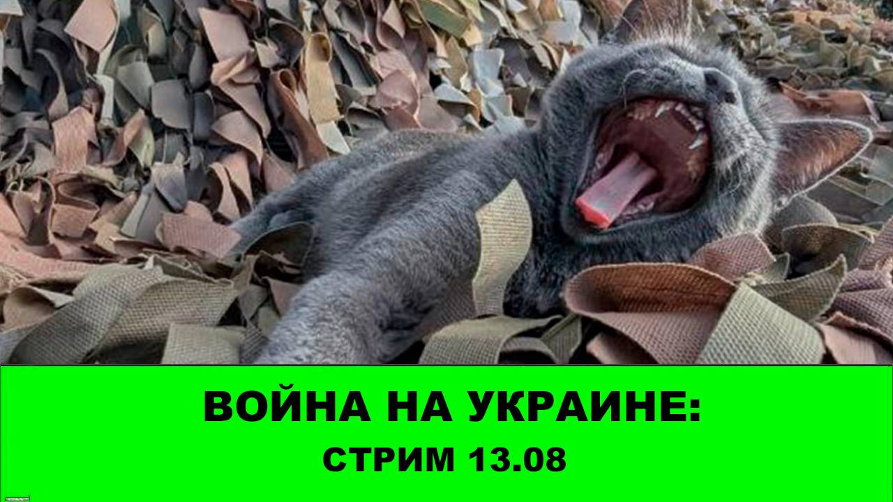 13.08 Война на Украине: Стрим - Доброполье, Аляска, Договорнячок смотреть онлайн
