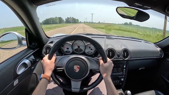 Porsche Cayman S 2009 [3.4 л. 320 л.с. 6-MKП] POV Test Drive смотреть онлайн