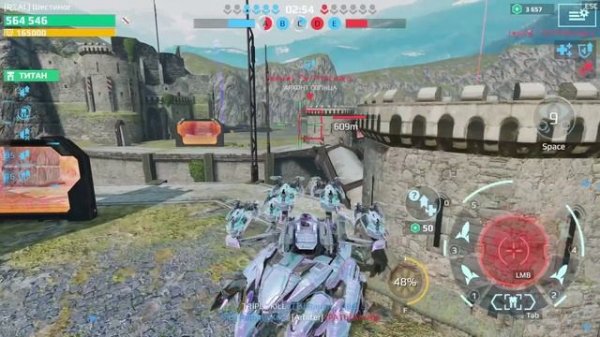 Шестиногий Танк Стрикс на минах зажимает красных на респе War Robots в VK #warrobots #wrcommander