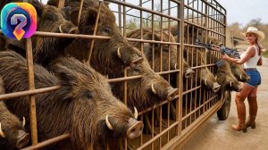 А вы знали, Как МИЛЛИОНЫ диких кабанов ловят на фермах в США?