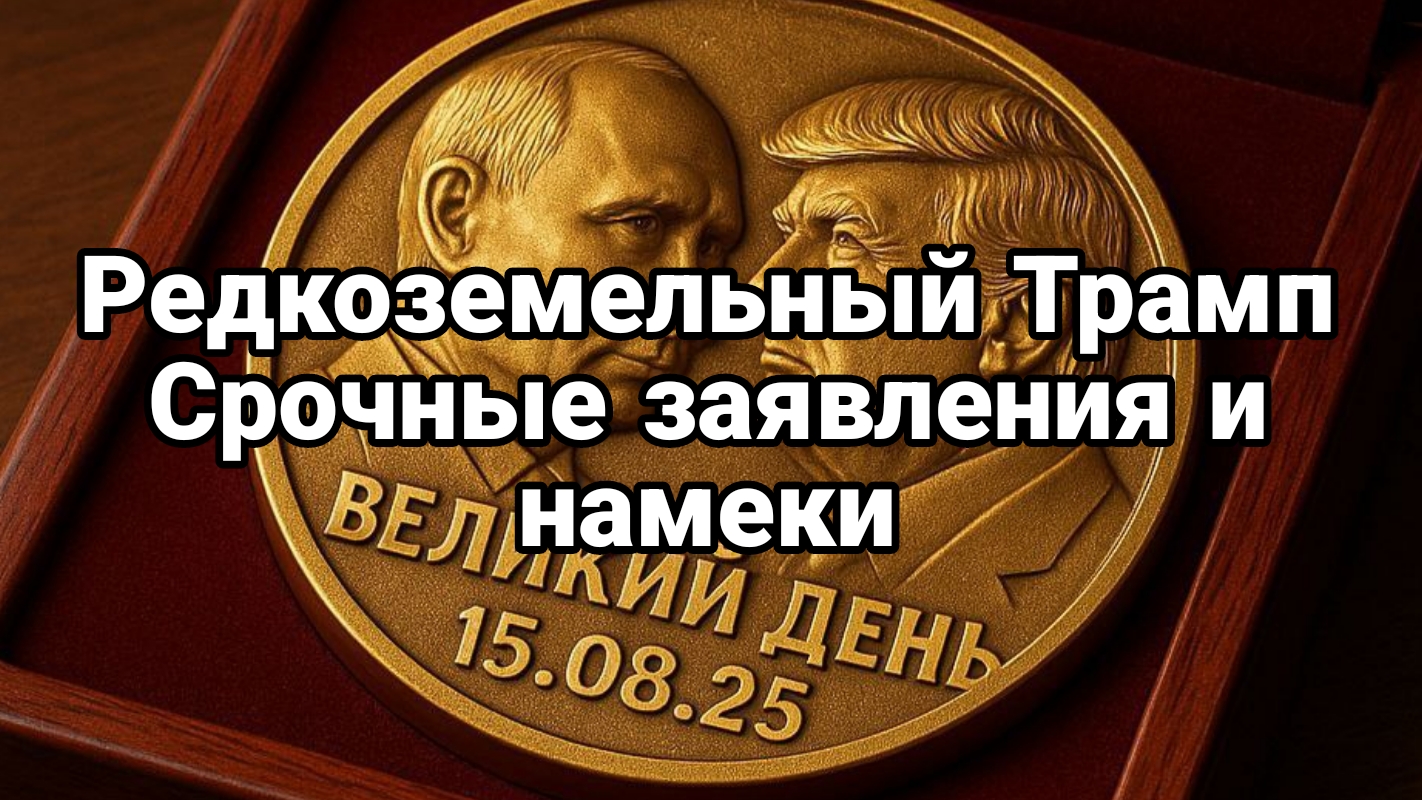 РЕДКОЗЕМЕЛЬНЫЙ ТРАМП ВАЖНЫЕ НАМЕКИ!