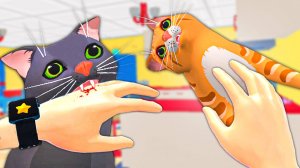 ОТКРЫЛ КАФЕ С НЕПОСЛУШНЫМИ КОТАМИ И ОНИ ХОТЯТ МЕНЯ СЪЕСТЬ 🐈 в Cat Cafe VR
