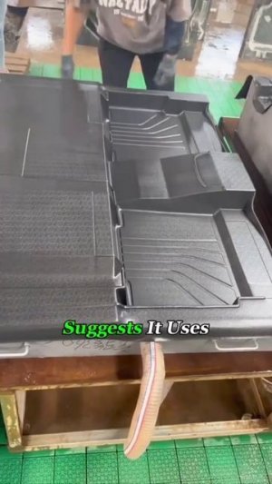 Залипательный процесс производства автомобильных ковриков