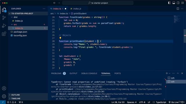 7. Objects & Type Aliases смотреть онлайн
