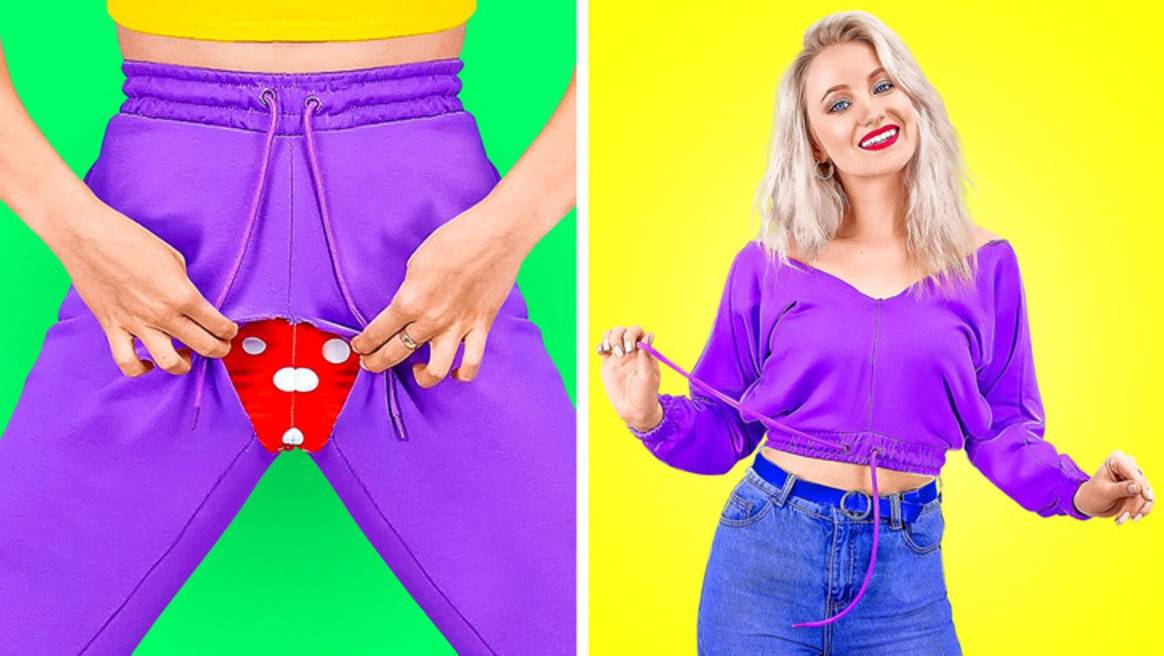 👗 Крутые лайфхаки с одеждой! Модные трюки для каждой девушки ✨ смотреть онлайн