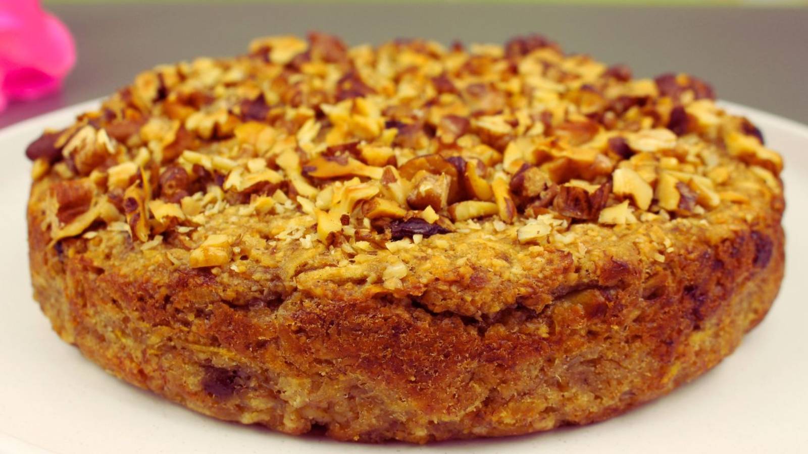 Постный бананово-яблочный пирог. Без сахара! Без муки! Без яиц! смотреть онлайн