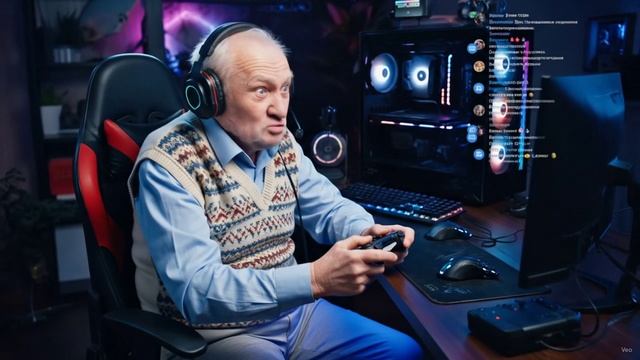 Дедушка геймер! смотреть онлайн