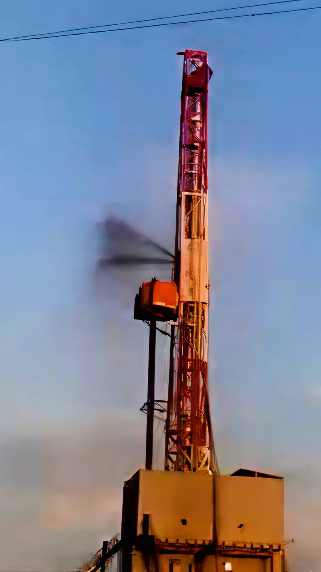 Авария на буровой, выброс раствора через трубки⛲ "ГНВП"