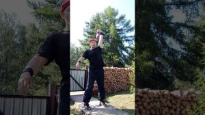 Рывок гири 20кг-250 подъемов одной рукой (без перекидки).Ветеран гиревого спорта.