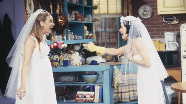 Друзья / Friends – 4 сезон 20 серия Эпизод со свадебными платьями
