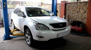Замена ремня ГРМ роликов и сальников на Toyota Harrier MCU30 Тойота Харриер 2004 года  1часть