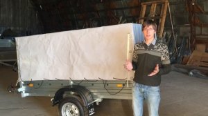 Тент для прицепа легкового автомобиля