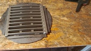 Печь в гараж.  Своими руками. Из трубы.