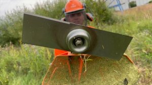 ЧЕМ КОСИТЬ? НОЖ ИЛИ ЛЕСКА? Бурьян, невысокая трава. Бензокоса ZimAni 143R-II