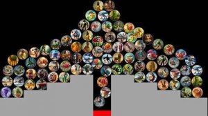 ВСЕ 100 итальянских брейнрот-шариков выживают в гонке в Algodoo