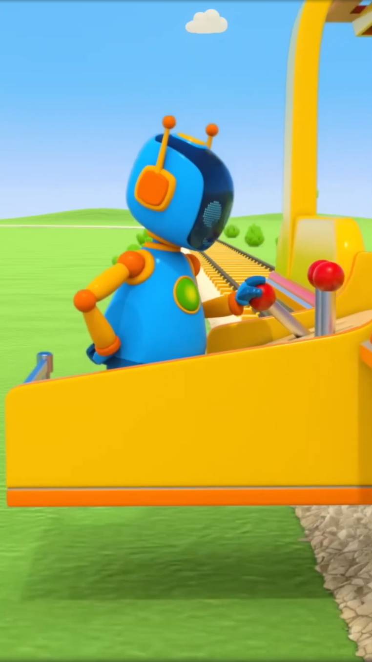 КАК работает путеукладчик? 🤔 #машинки #игрушки #роботы смотреть онлайн