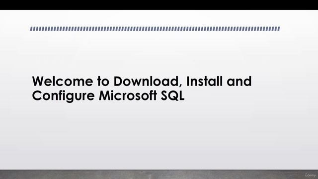 dba_3.1. Welcome to Download, Install and Configure Microsoft SQL смотреть онлайн