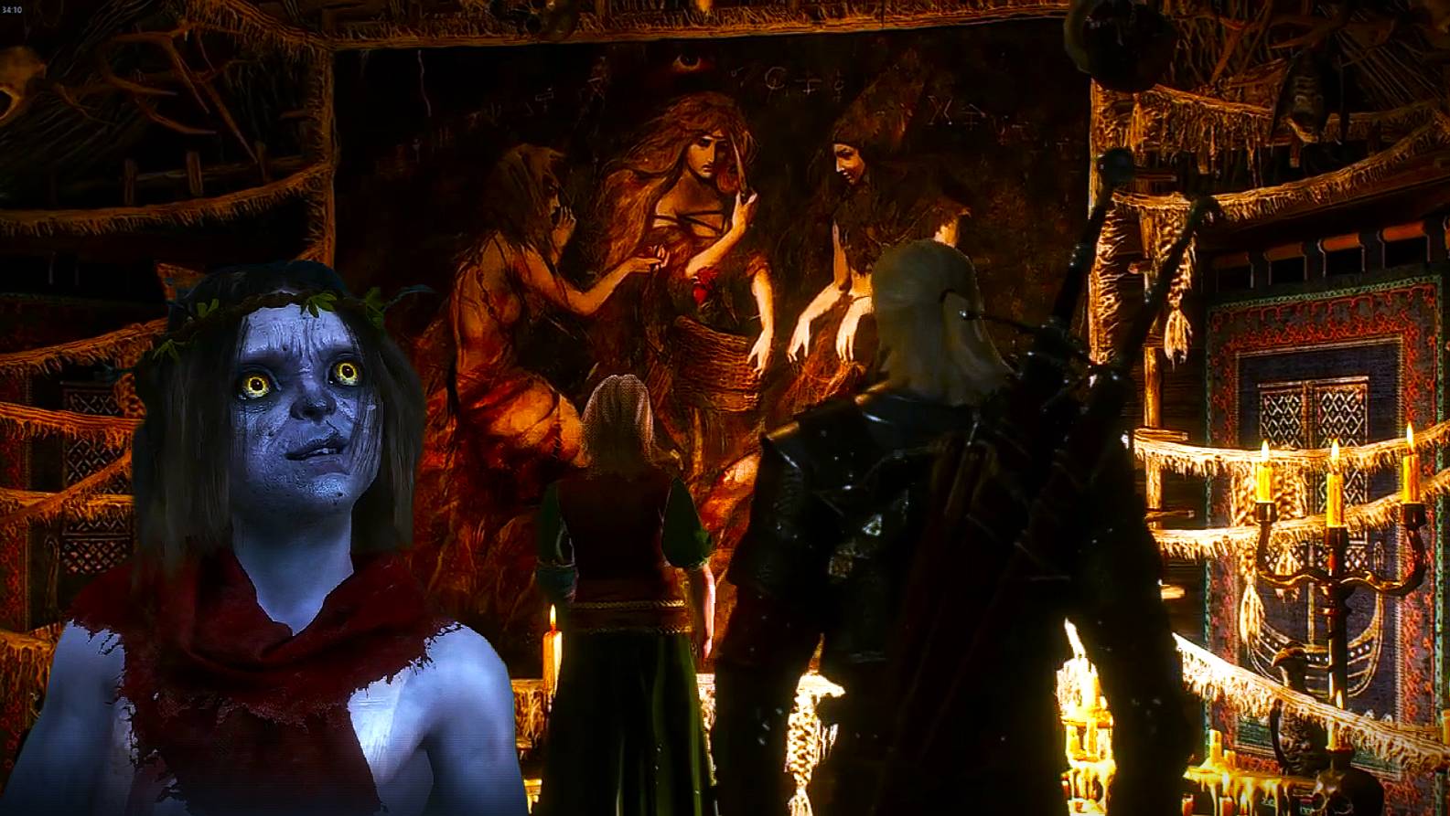 The Witcher 3 Wild Hunt #8 (Ивасик привел Геральта к ведьмам)