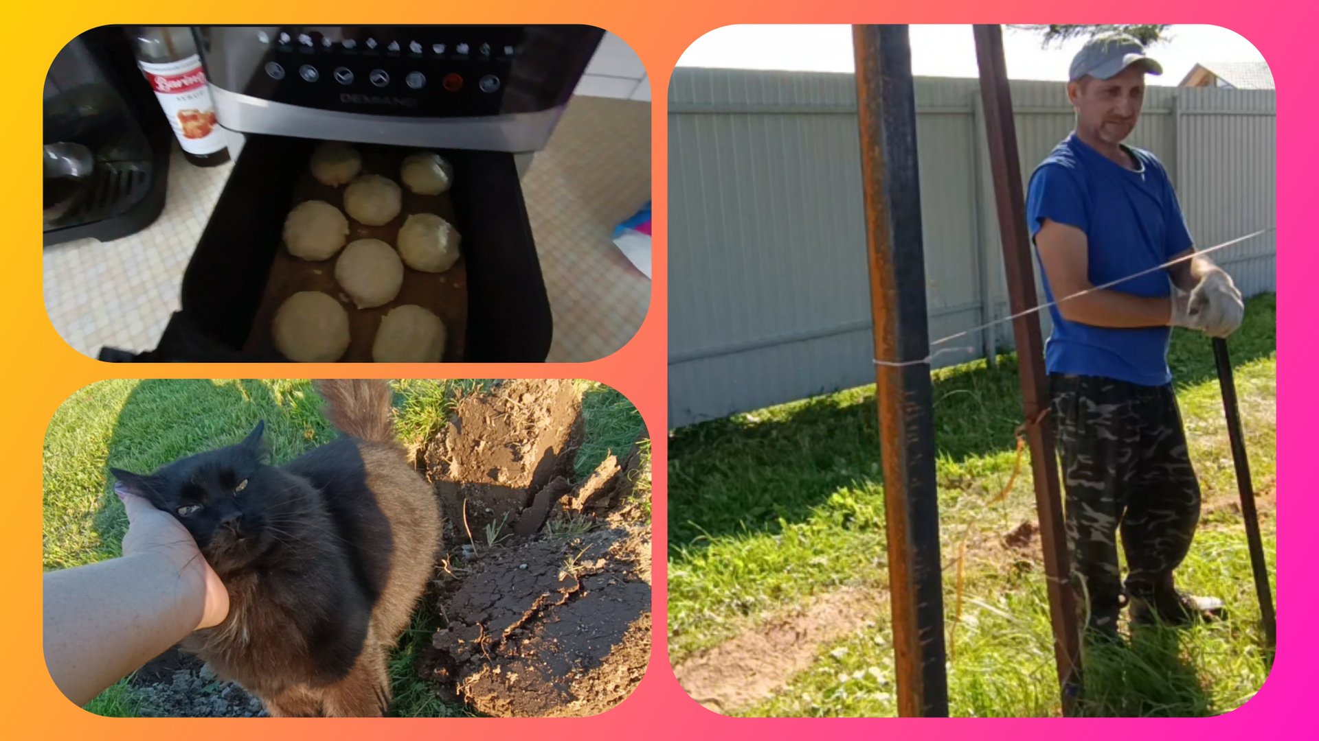 Сырники в аэрогриле.Убираю старые грядки смотреть онлайн