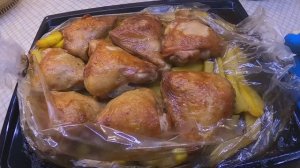 Сочные куриные Бедра с картофелем, запеченные в Пакете – проще не бывает!