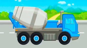 Мультик про машинки - Строительная техника