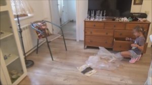 А в домике теперь так. Кое-какие покупки. Будни дачные.