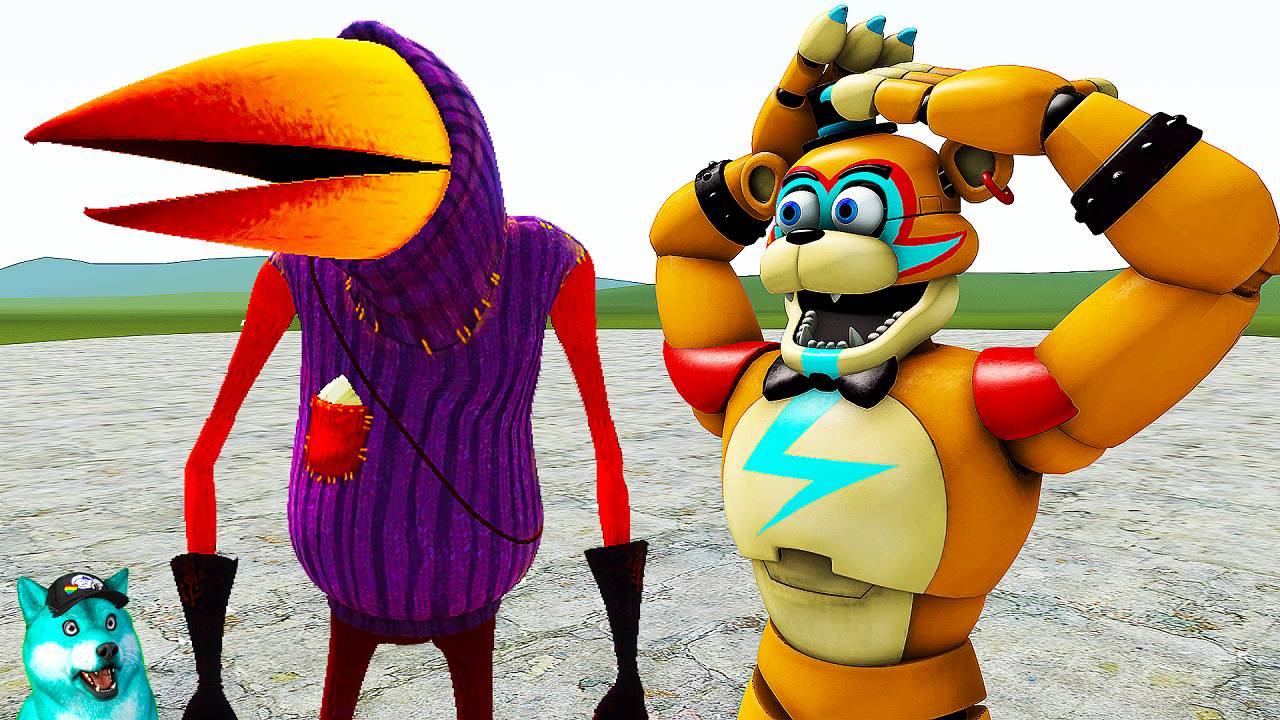 Привет сосед 2 протиф фнаф 9 аниматроников в гаррис мод! fnaf garry s mod смотреть онлайн