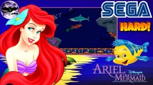 Ariel the Little Mermaid прохождение [ Hard ] | Игра (SEGA Genesis, Mega Drive, SMD) Стрим