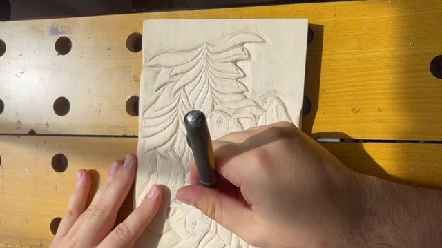 Рельефная резьба по дереву. Часть 4