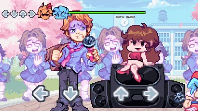 Сколько стрелок в рюкзаке у Сэнпая? проходим Сэнпая и кайфуем в ФНФ