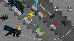 Подземные американские горки - 15 серия / Стикмены и Minectaft