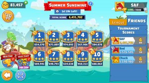 Angry Birds Friends. Summer Sunswine (14.08.2025). Все уровни 3 звезды. Прохождение от SAFa