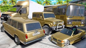 Угнал кучу золотых чит тачек и огромный монстр трак у мажора за 180 сек! Битва воров в ГТА 5 Онлайн