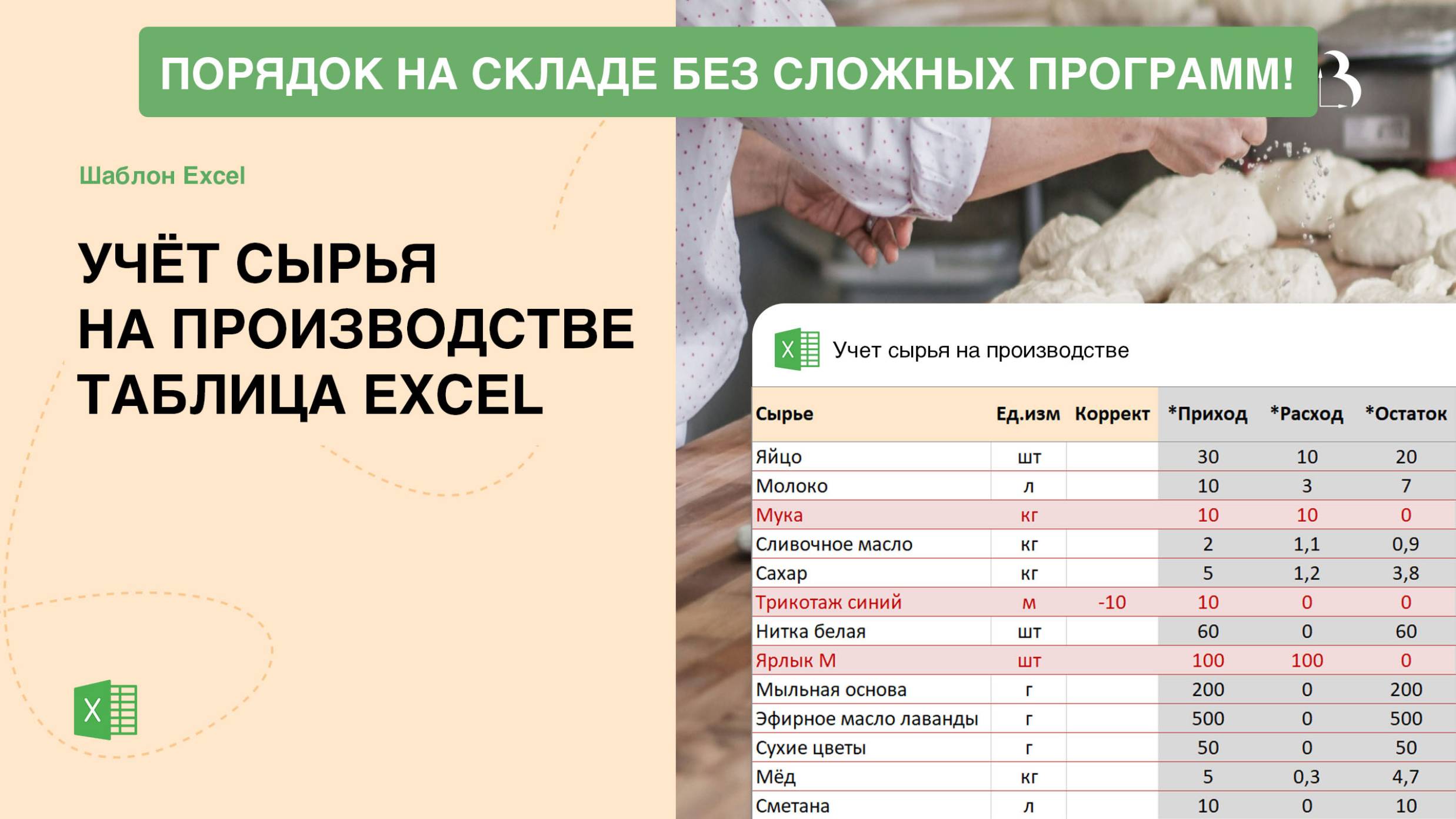 Учёт остатков сырья на производстве за пару кликов в Excel #excel #автоматизация #эксель #учётсырья смотреть онлайн