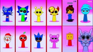 Incredibox Sprunki OC Phases || Подборка битв пар Sprunki