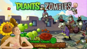 Plants vs Zombies Китайские мифы Chinese Myths Level 1-2 NIGHT Прохождение игры