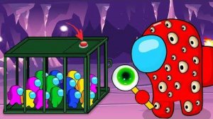 AMONG US зараженные -  Фредди, Банни, Чика из ФНАФ и Пожиратель поездов 애니메이션