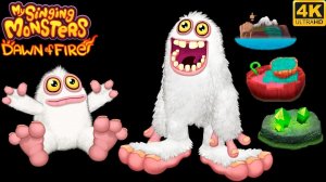 Мамунт - Юный/Взрослый Все Песни и Анимации (My Singing Monsters Dawn Of Fire)