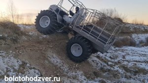 Тест болотохода "ЗВЕРЬ"