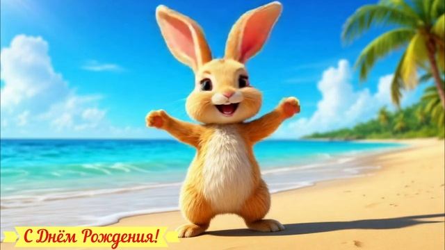 С Днём Рождения! Поздравление! КЛАССНОЕ! Открытка ВИДЕО смотреть онлайн