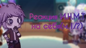 Реакция инмт на себя (ч.1/?)