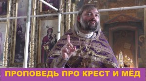 Проповедь про крест и мед. В первый день Успенского поста. Священник Валерий Сосковец