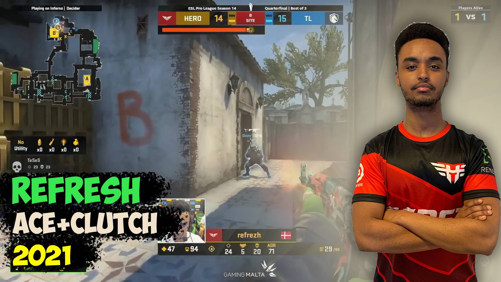Refrezh 1v5 | Refrezh Heroic | Refrezh Ace Inferno | Refrezh Clutch 1v5 | Refrezh Highlights