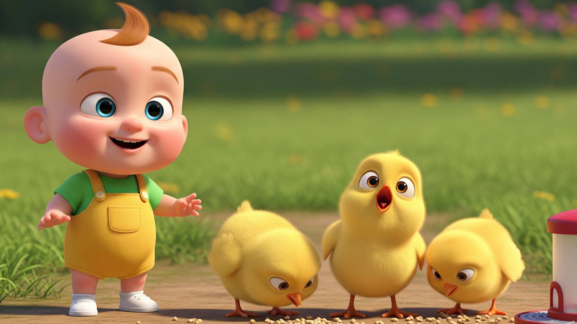 Учимся считать до 10 с малышом и цыплятами | Песенка для малышей смотреть онлайн