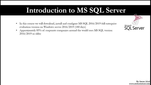 dba_1.7. Introduction to Microsoft SQL Server смотреть онлайн