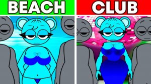 🏖️ HUMAN BEACH VS CLUB! 😱 2 НОВЫХ МОДА!