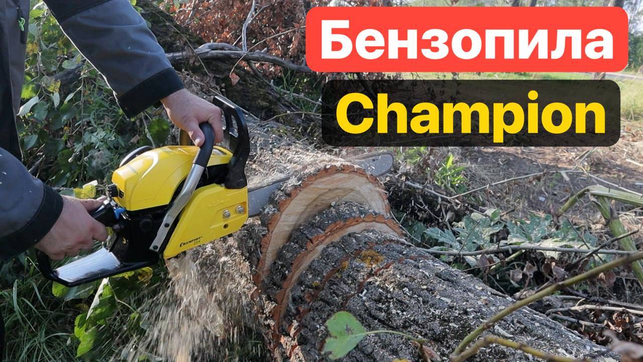 Тест БЕНЗОПИЛЫ Champion 254-18" PRO смотреть онлайн