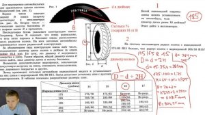 Как рассчитать радиус колеса на ОГЭ по математике? / Полный разбор задач про шины на ОГЭ 2021