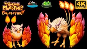 Совеникс - Юный/Взрослый Все Песни и Анимации (My Singing Monsters Dawn Of Fire)