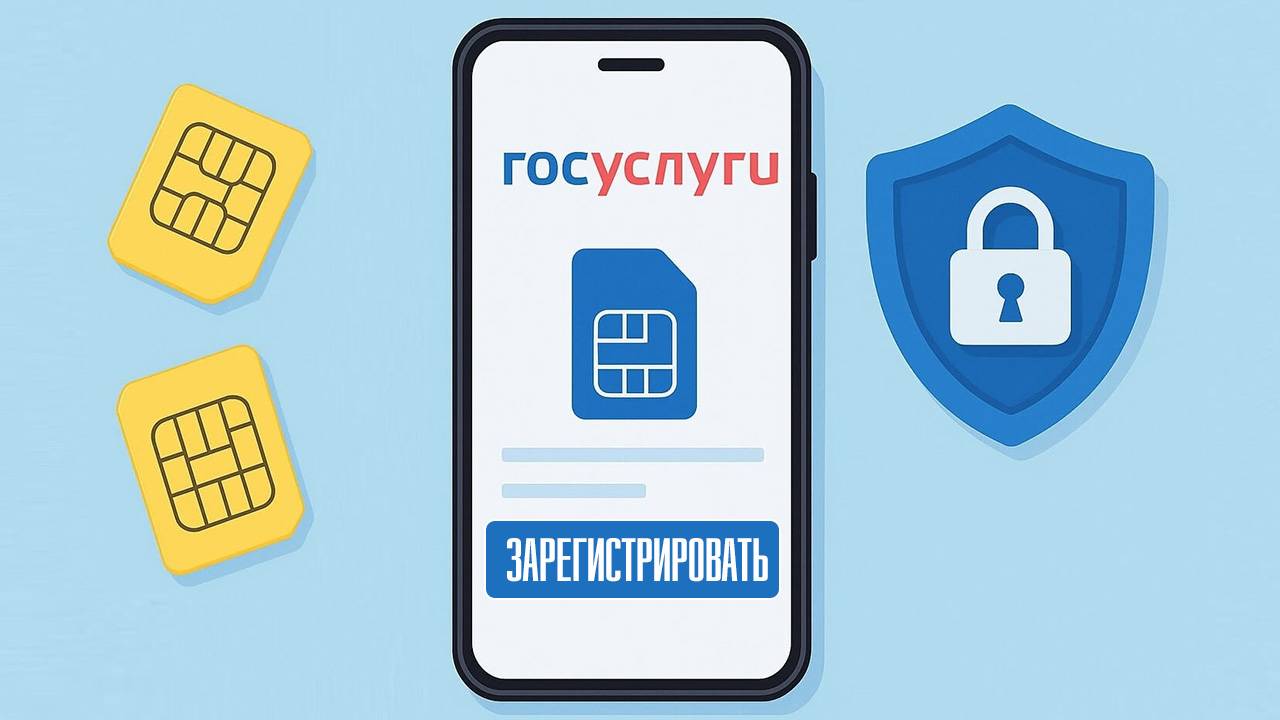 Как зарегистрировать сим карту на Госуслугах? смотреть онлайн